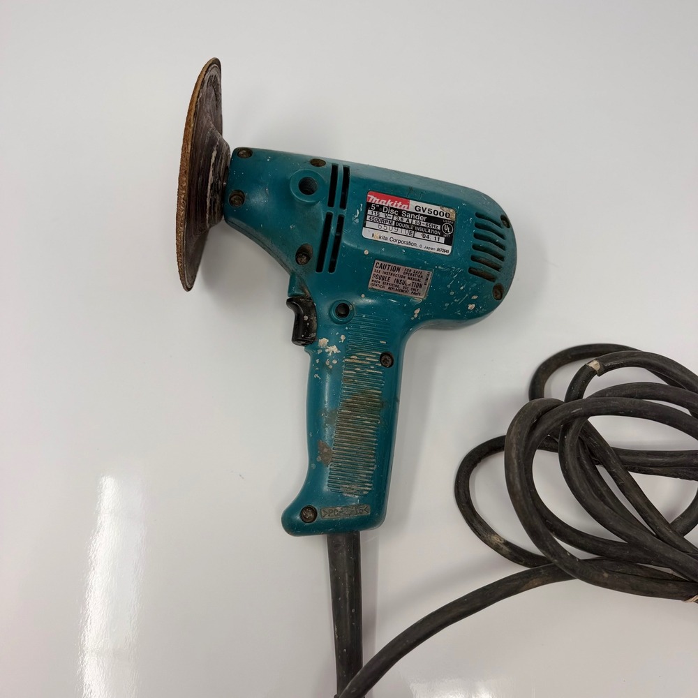 Makita GV5000 5" Disc Sander Corded Electric 115V 4500 RPM Made in Japan